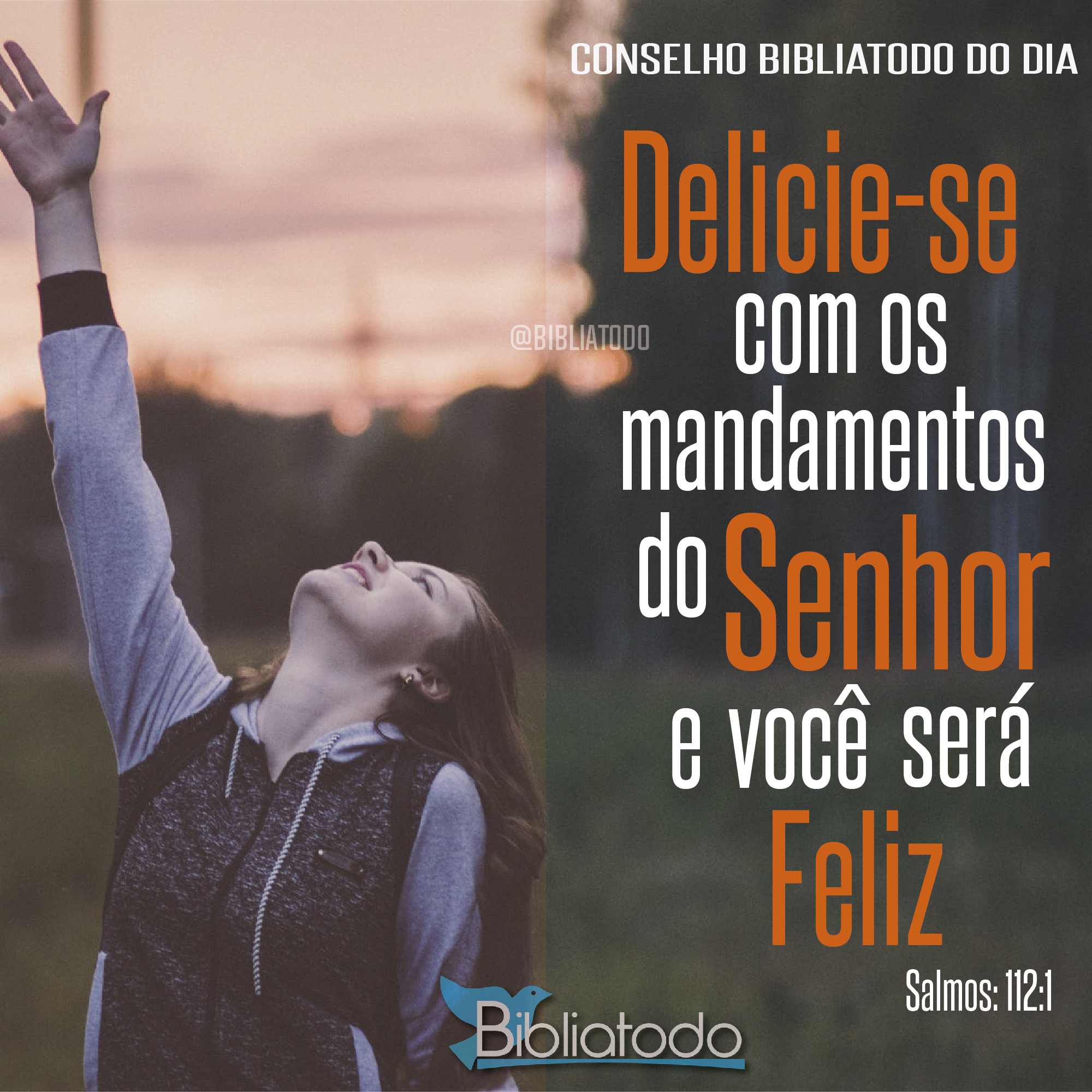 Delicie-se com os mandamentos do Senhor e você será feliz