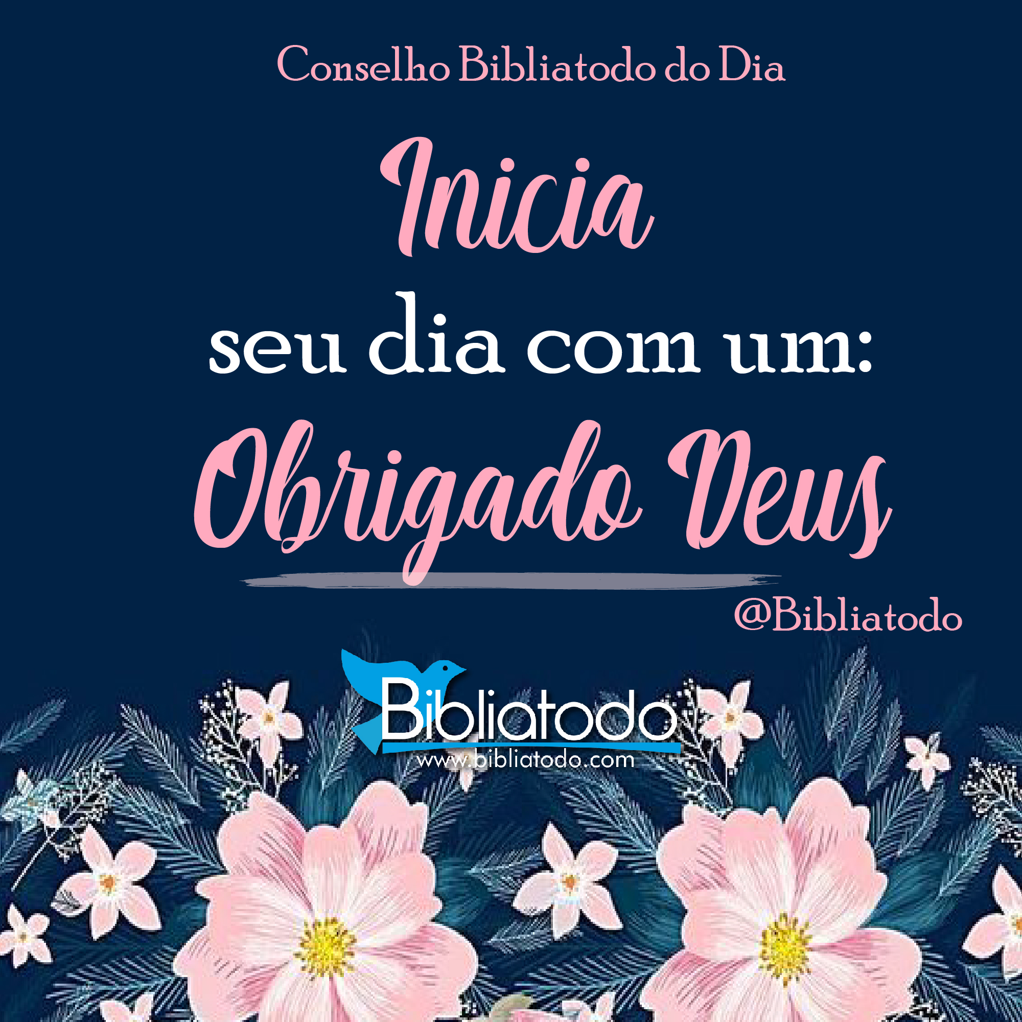 Inicia seu dia com um obrigado Deus