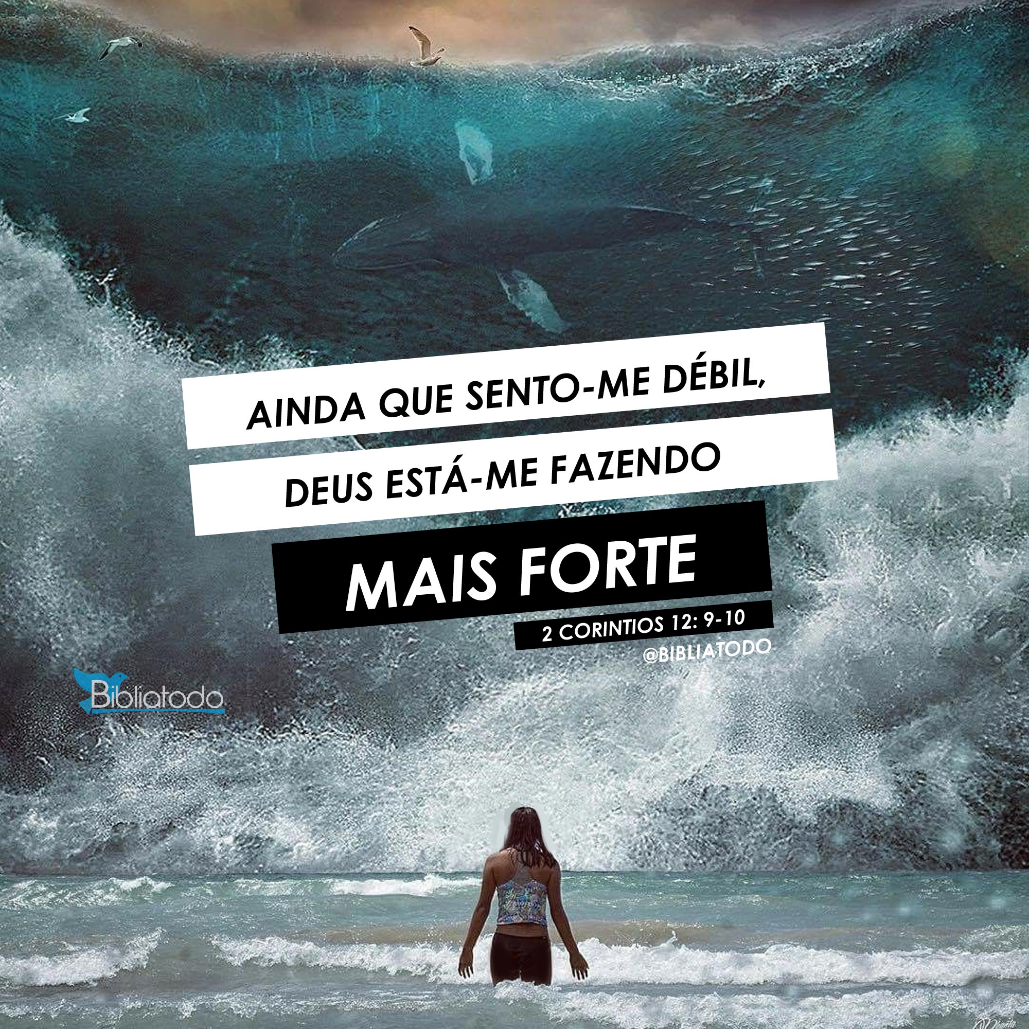 Ainda que sento-me débil Deus está-me fazendo mais forte