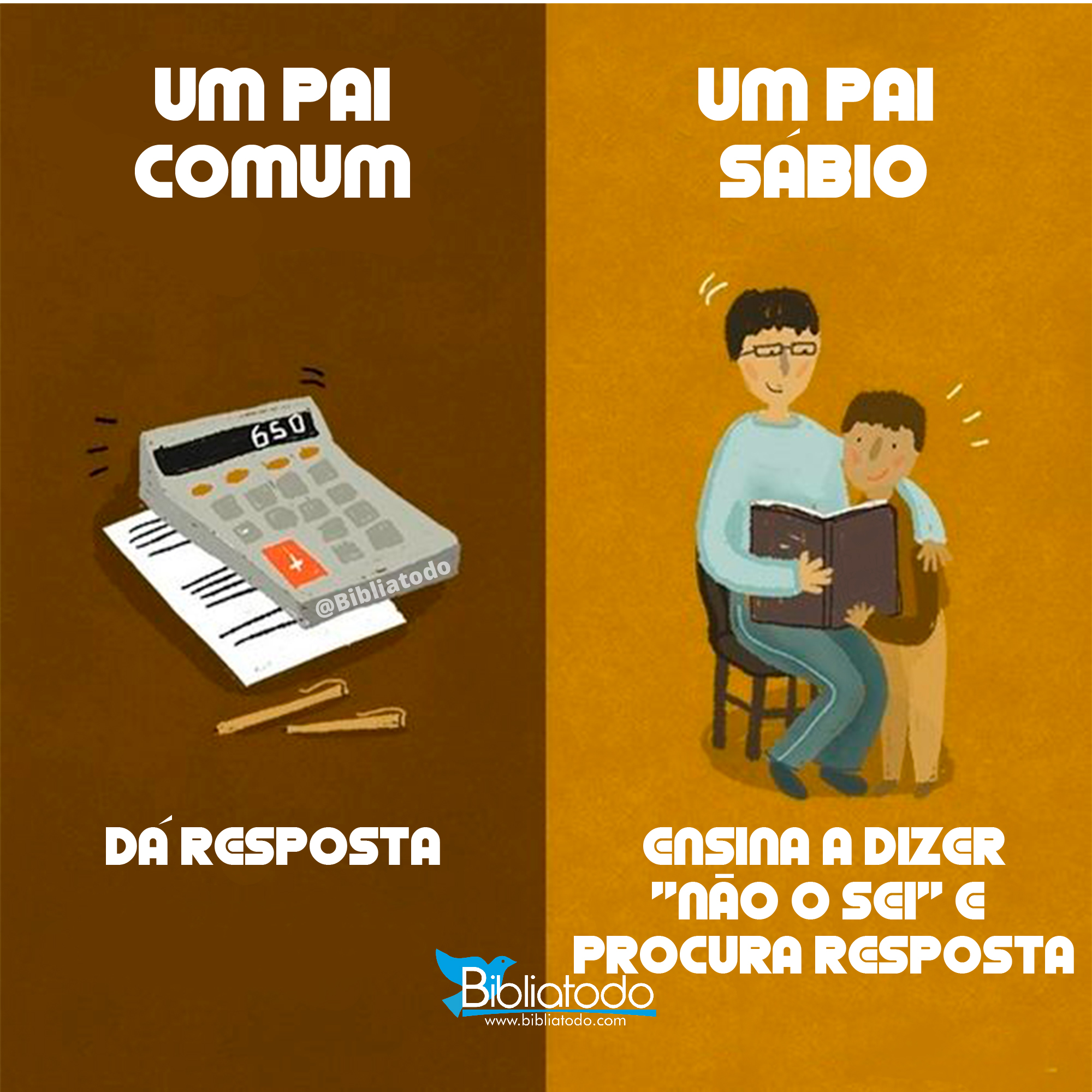 Um pai comum e um ai sábio
