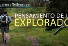 Pensamiento de un explorador