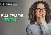 Dile al Temor… «FUERA»