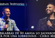 Las palabras de su amiga lo salvaron de morir por una sobredosis - Chris Mendez