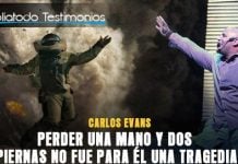 Carlos Evans: Perder una mano y dos piernas no fue para él una tragedia