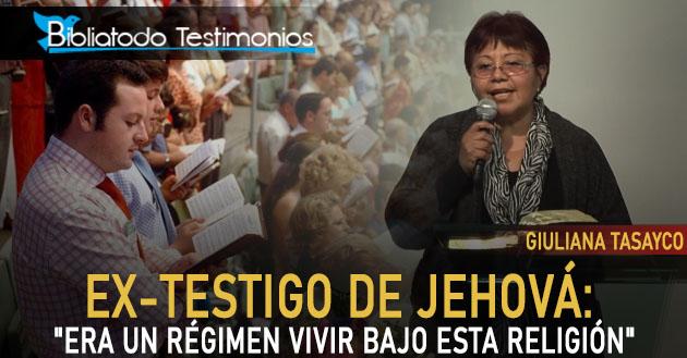 Ex-Testigo de Jehová: "Era un régimen vivir bajo esta religión" - Giuliana Tasayco