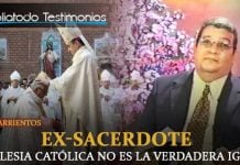 "La iglesia católica no es la verdadera iglesia": Ex-Sacerdote Rubén Barrientos