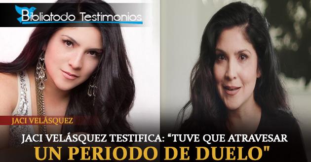 Jaci Velásquez testifica: "Tuve que pasar por un periodo de duelo"