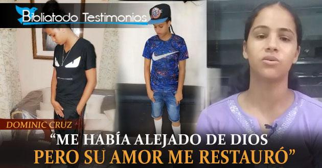 "Me había alejado de Dios pero su amor me restauró" - Dominic Cruz