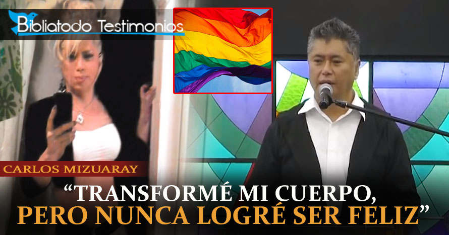 "Transformé mi cuerpo, pero nunca logré ser feliz" - Juan Carlos Mizuaray