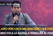 Era ateo pero Dios me demostró que existia cuando fui a la iglesia a humlllâr al pastor