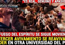 Un tercer avivamiento se extiende con poder, estudiantes cantan, oran y testifican en otro campus