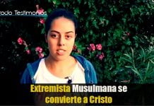 Extremista Musulmana se convierte a Cristo