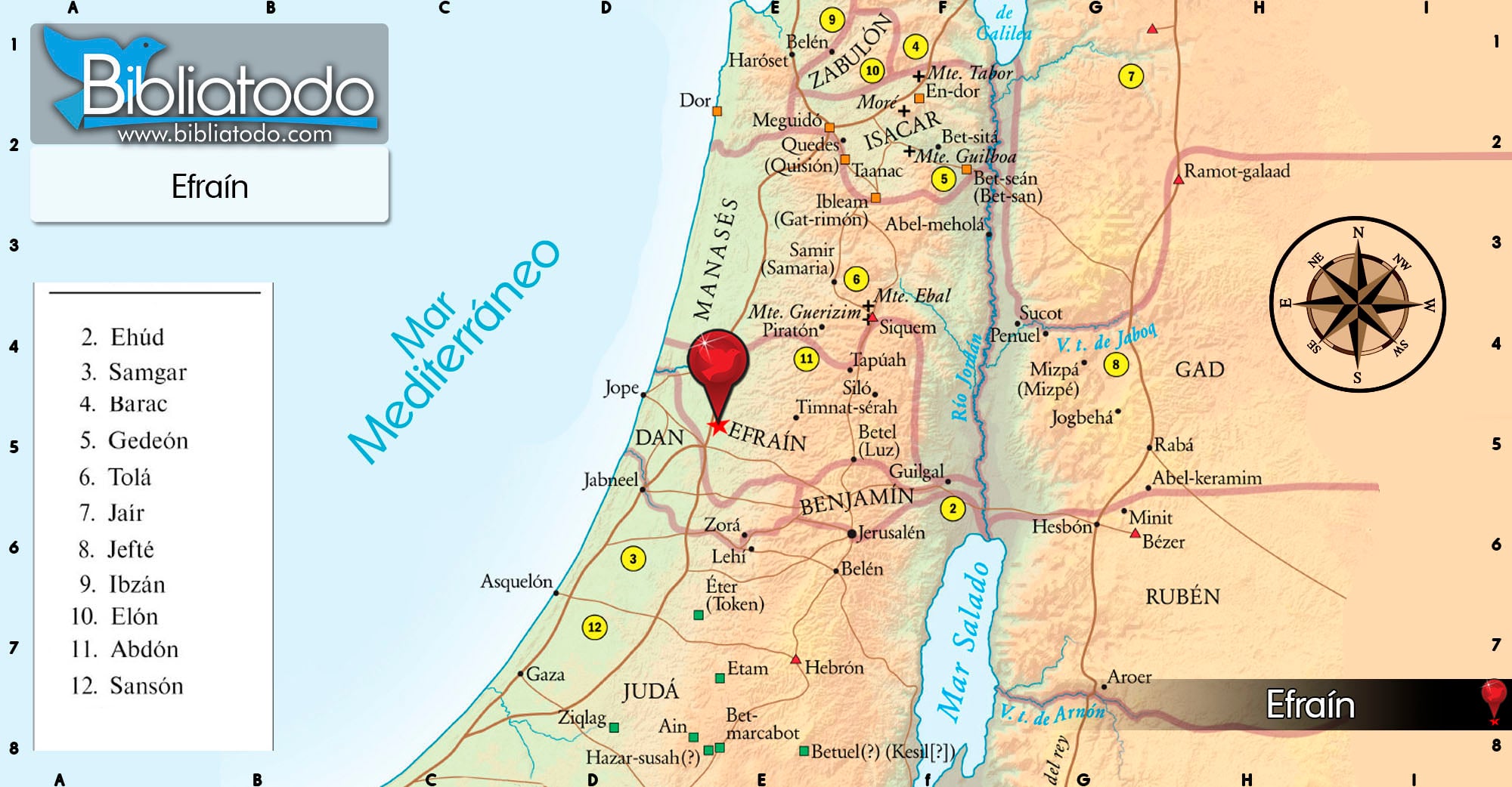Efraín permitido Mapa y Ubicación Geográfica