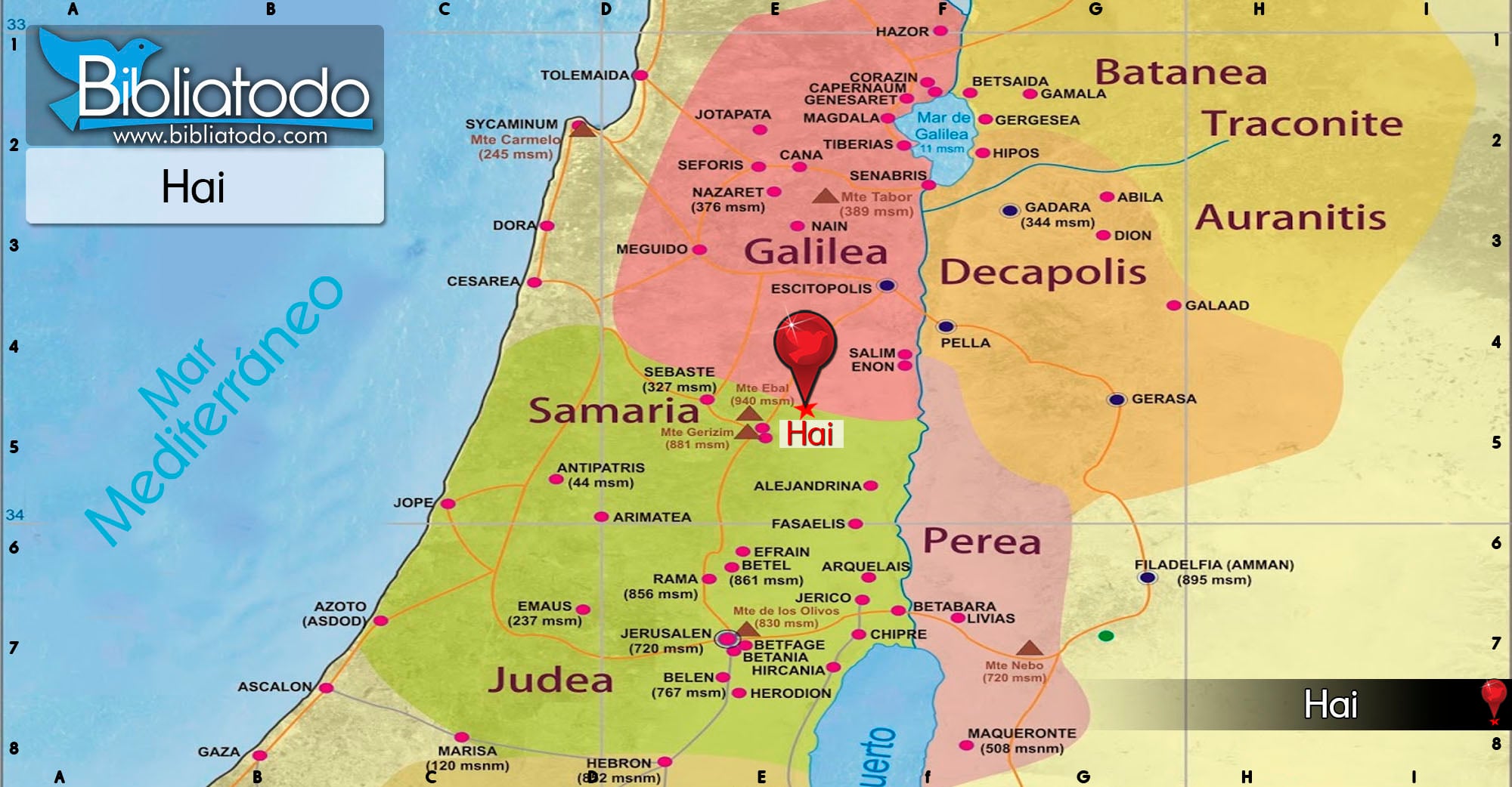 Hai monton de piedras Mapa y Ubicación Geográfica