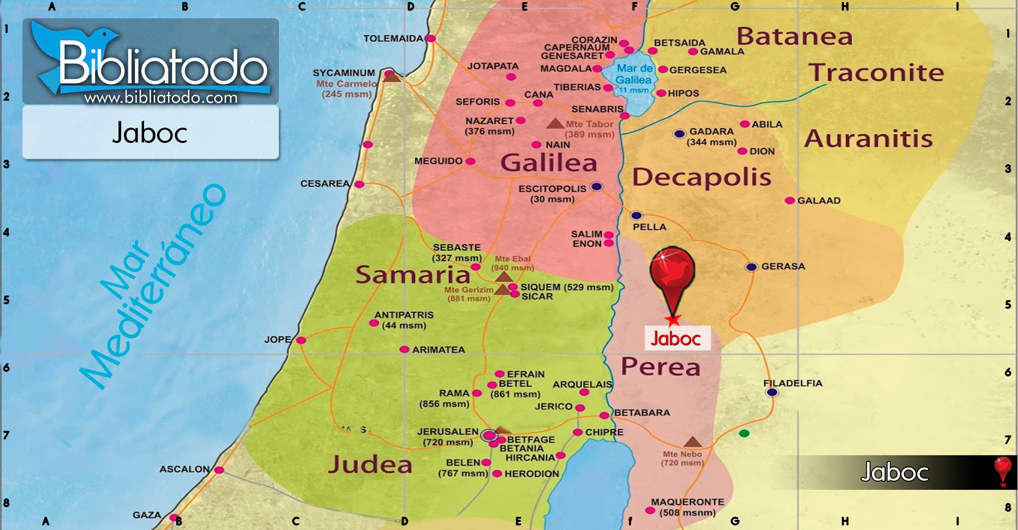 Jaboc evacuacion Mapa y Ubicación Geográfica